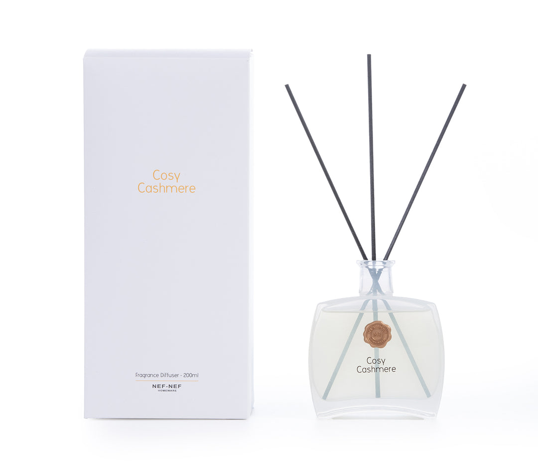 Αρωματικό Χώρου Mε Στικς Cosy Cashmere 200ml Nef-Nef Homeware