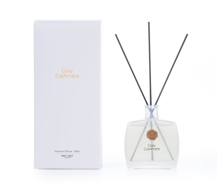 Αρωματικό Χώρου Mε Στικς Cosy Cashmere 200ml Nef-Nef Homeware