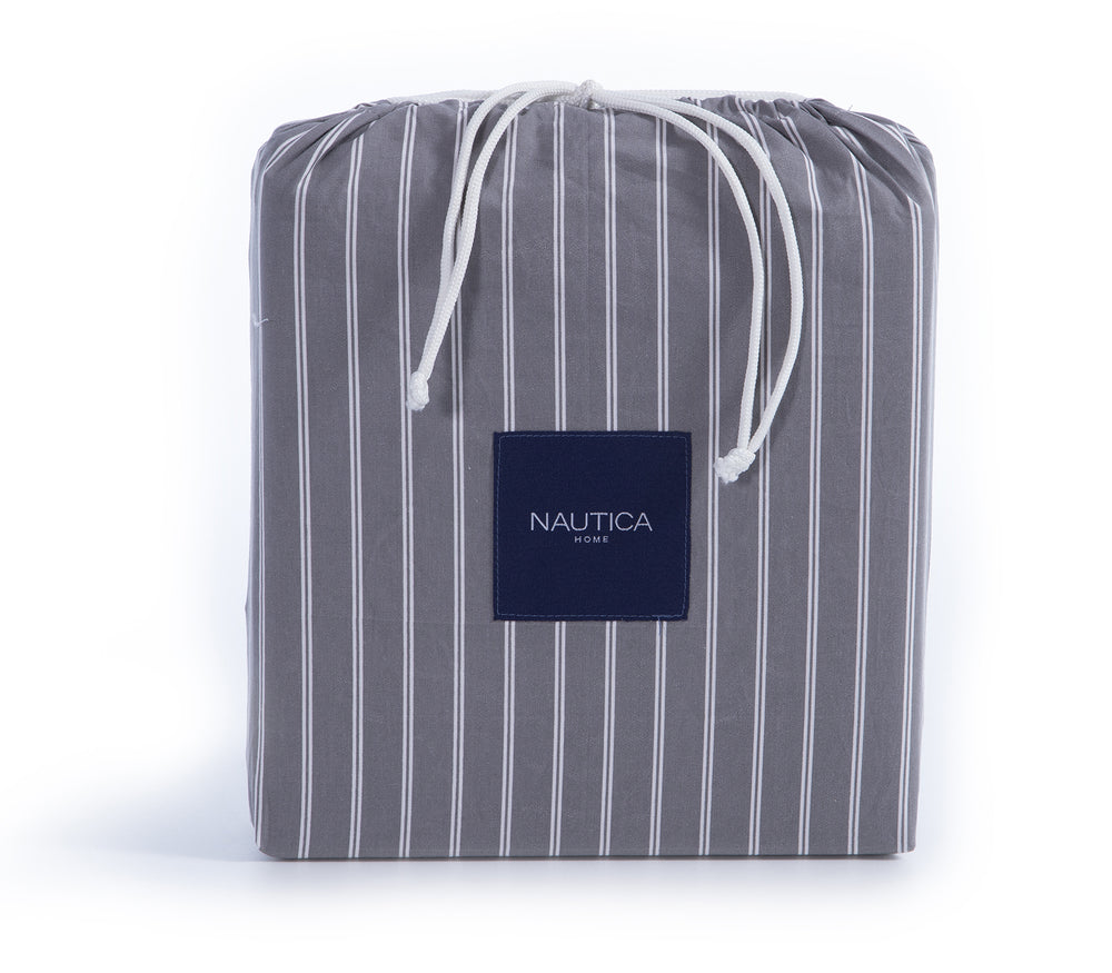 Σετ Σεντόνια Δίπλα Γκρι-Nau Coast 200Χ270 Nef-Nef Homeware