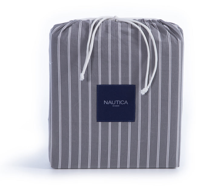 Σετ Σεντόνια Δίπλα Γκρι-Nau Coast 200Χ270 Nef-Nef Homeware