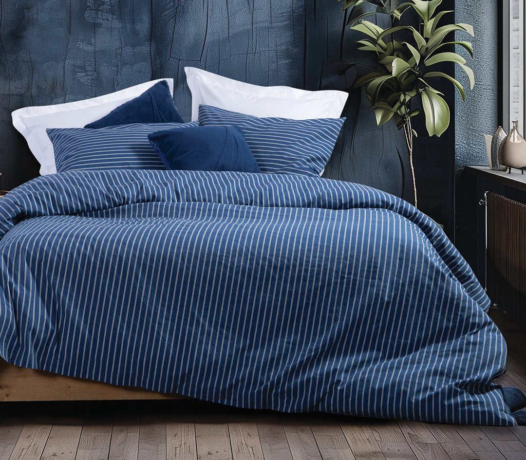 Σετ Σεντόνια King Size Μπλε Nau Coast 280Χ270 Nef-Nef Homeware