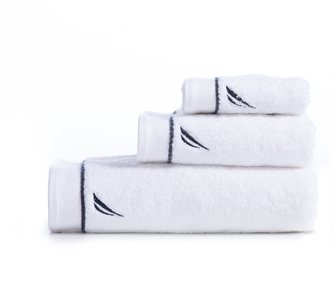 Πετσέτα Χεριών Λευκή Nau Coast 30Χ50 Nef-Nef Homeware