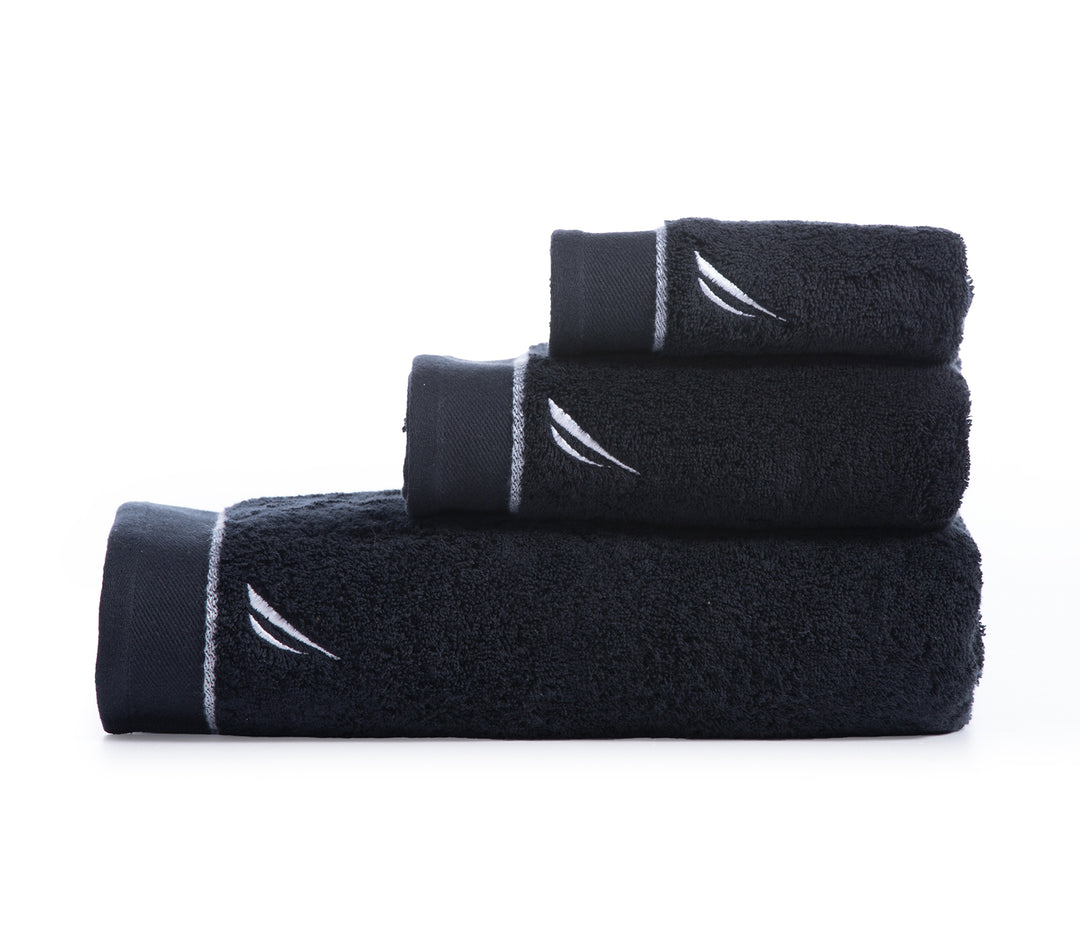 Πετσέτα Προσώπου Μαύρη Nau Coast 50Χ90 Nef-Nef Homeware