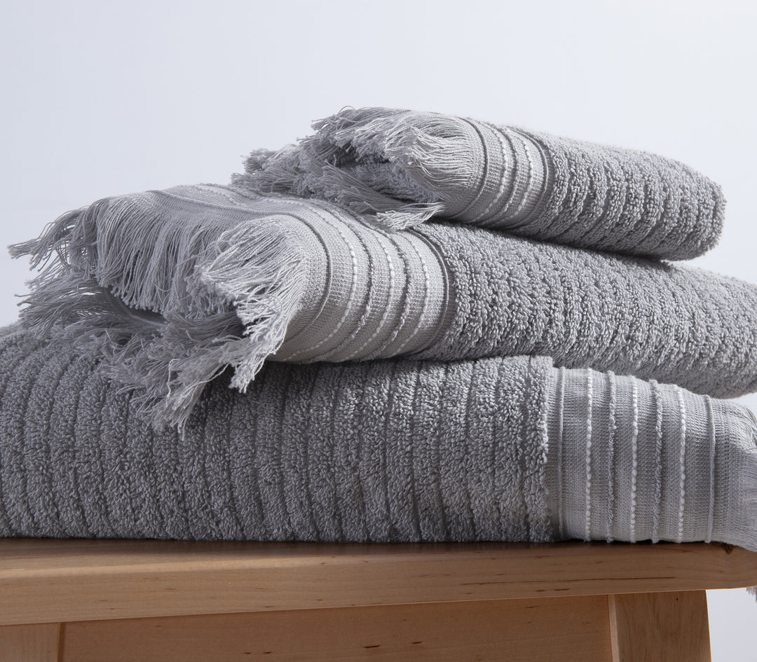 Πετσέτα Σώματος Γκρι Satti 70X140 Nef-Nef Homeware