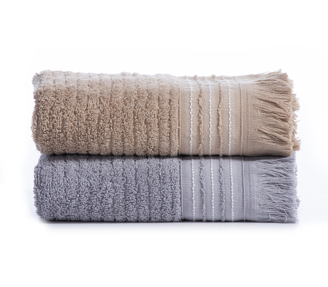 Πετσέτα Σώματος Μπεζ Satti 70X140 Nef-Nef Homeware