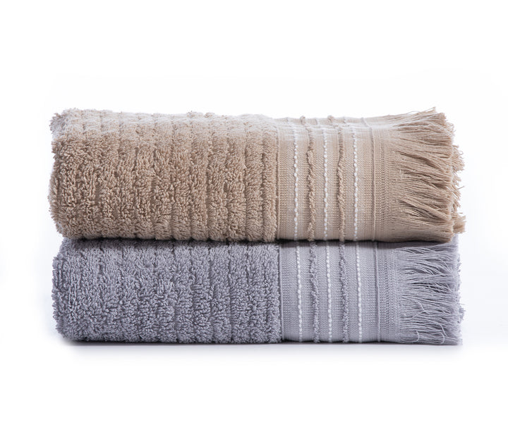 Πετσέτα Σώματος Μπεζ Satti 70X140 Nef-Nef Homeware
