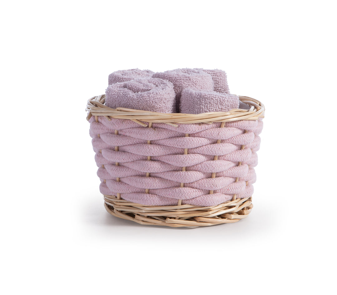 Καλάθι Με Πετσέτες 5 Τμχ Λιλά-Borra Nef-Nef Homeware