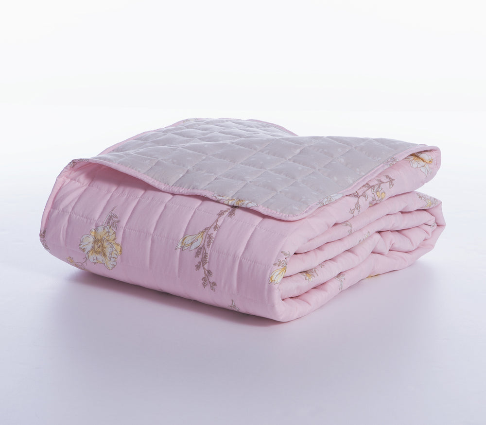 Κουβερλί Μονό Ροζ 180Χ240 Irida Nef-Nef Homeware