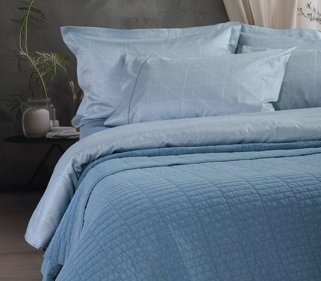 Κουβερλί Υπέρδιπλο Μπλε Pointer  Nef-Nef Homeware