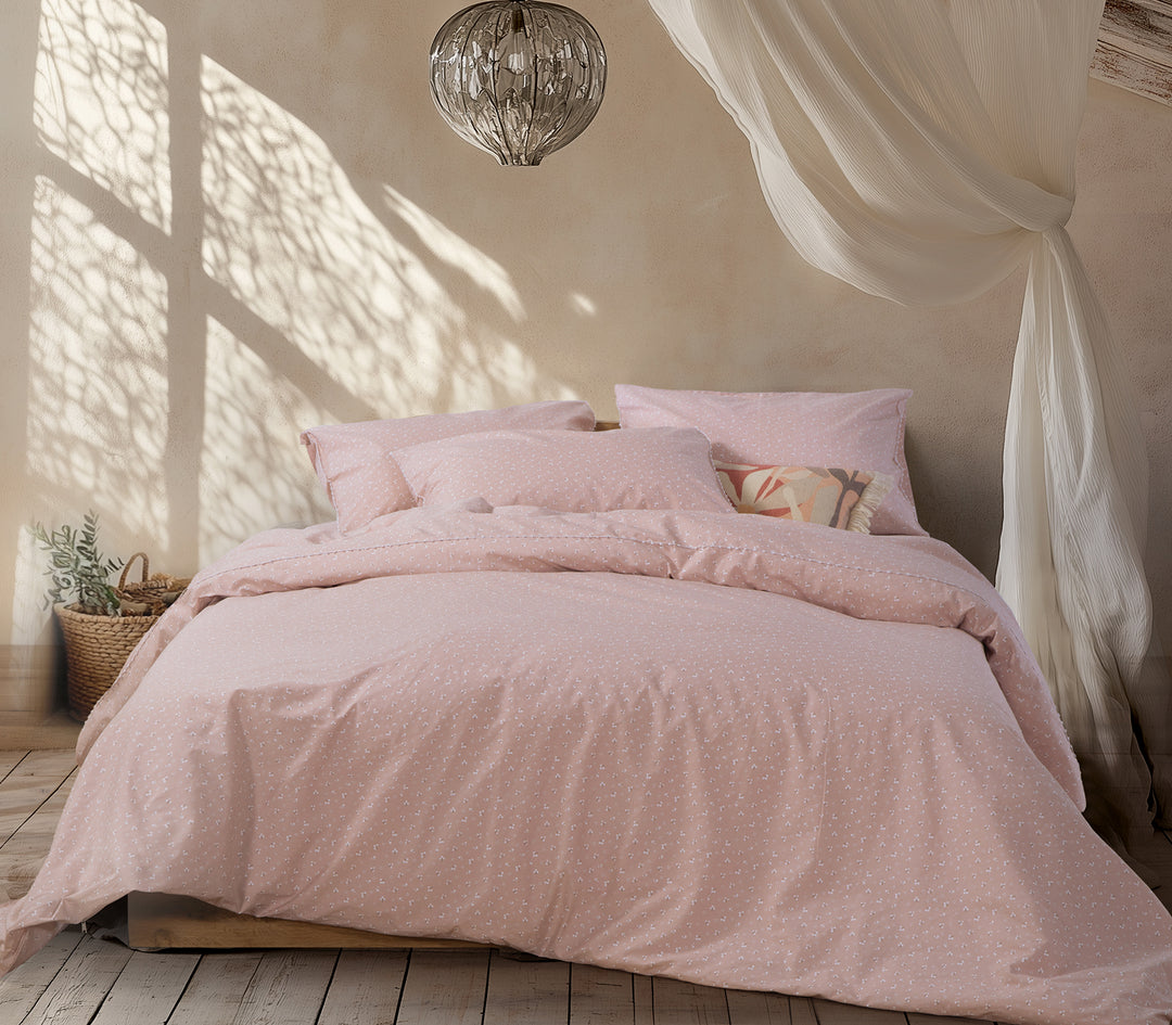 Σετ Σεντόνια King Size από Περκάλι Ροζ 280X270 Sissy Nef-Nef Homeware