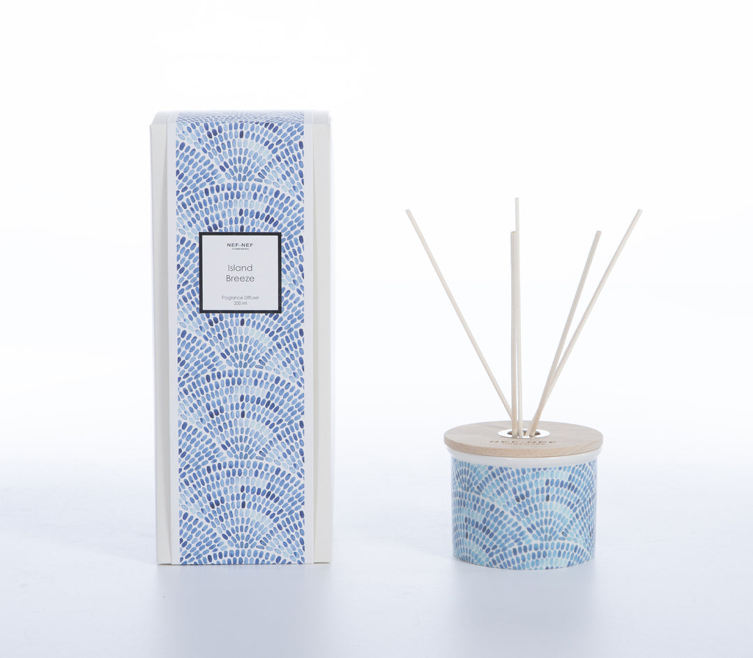 Αρωματικό Χώρου Με Στικς Island Breeze 200ml Nef-Nef Homeware