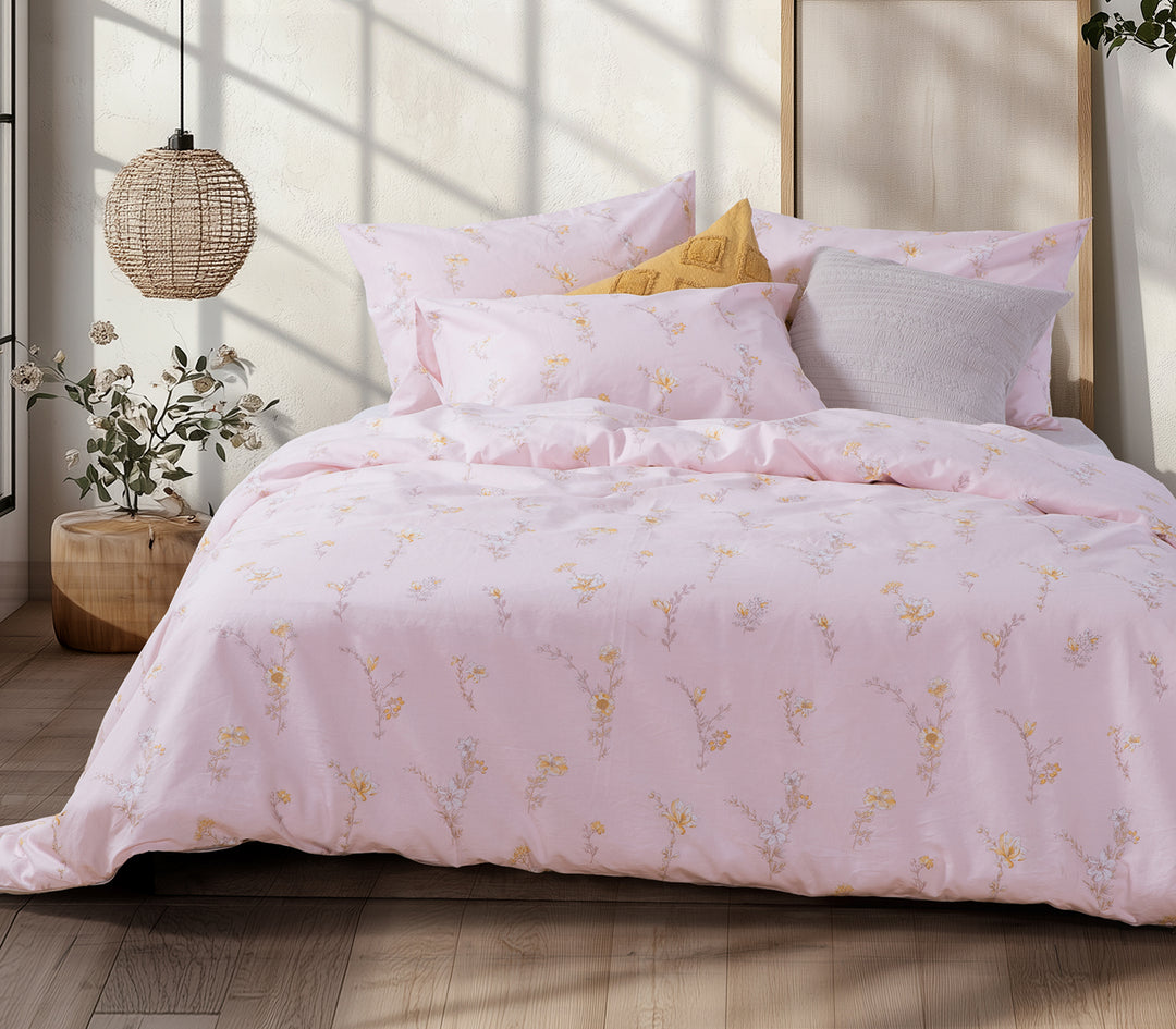 Σετ Σεντόνια Υπέρδιπλα Irida Ροζ  Nef-Nef Homeware
