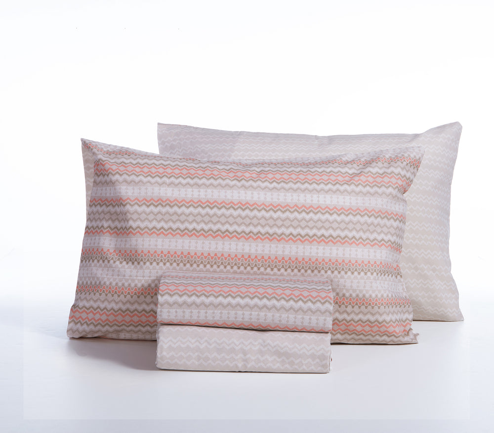 Σετ Σεντόνια Υπέρδιπλα Μπεζ Quantro  Nef-Nef Homeware
