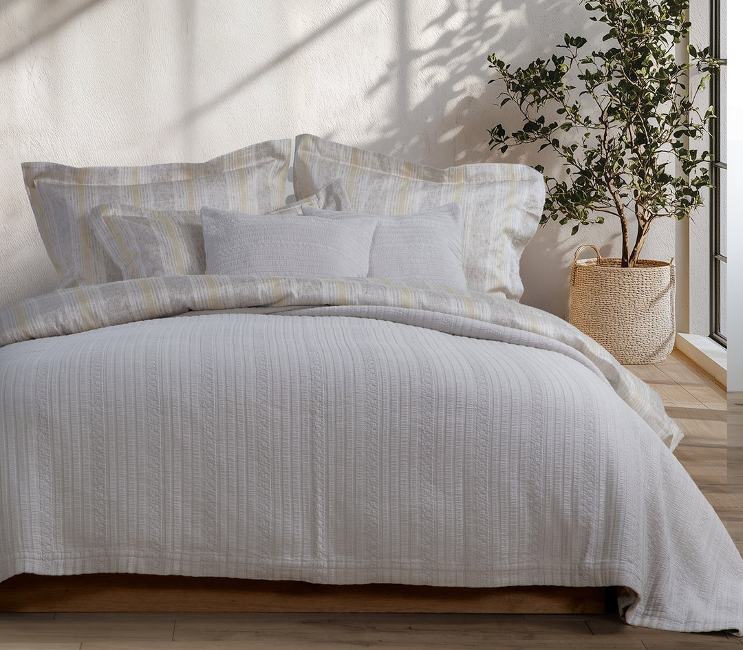Κουβέρτα Βαμβακερή Υπέρδιπλη Γκρι Morelo Nef-Nef Homeware