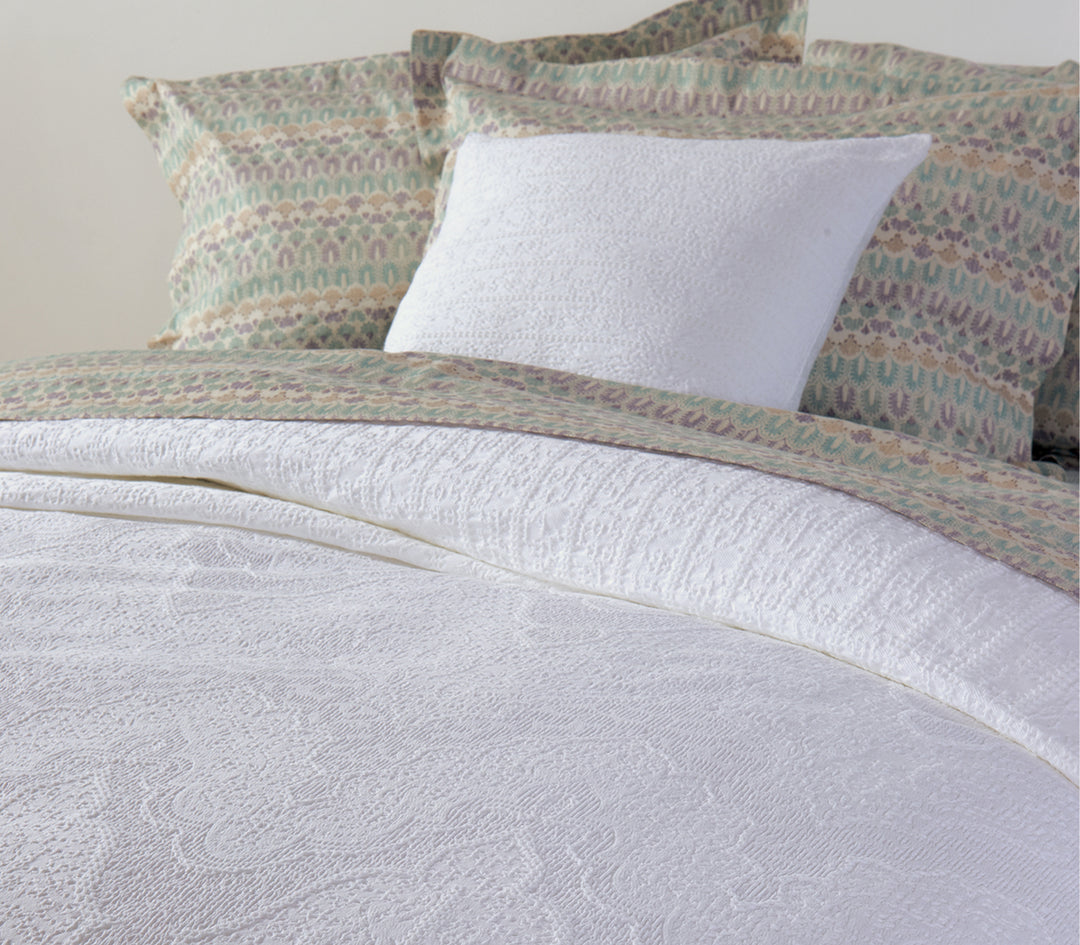Κουβέρτα Βαμβακερή Υπέρδιπλη Λευκή Starige Nef-Nef Homeware