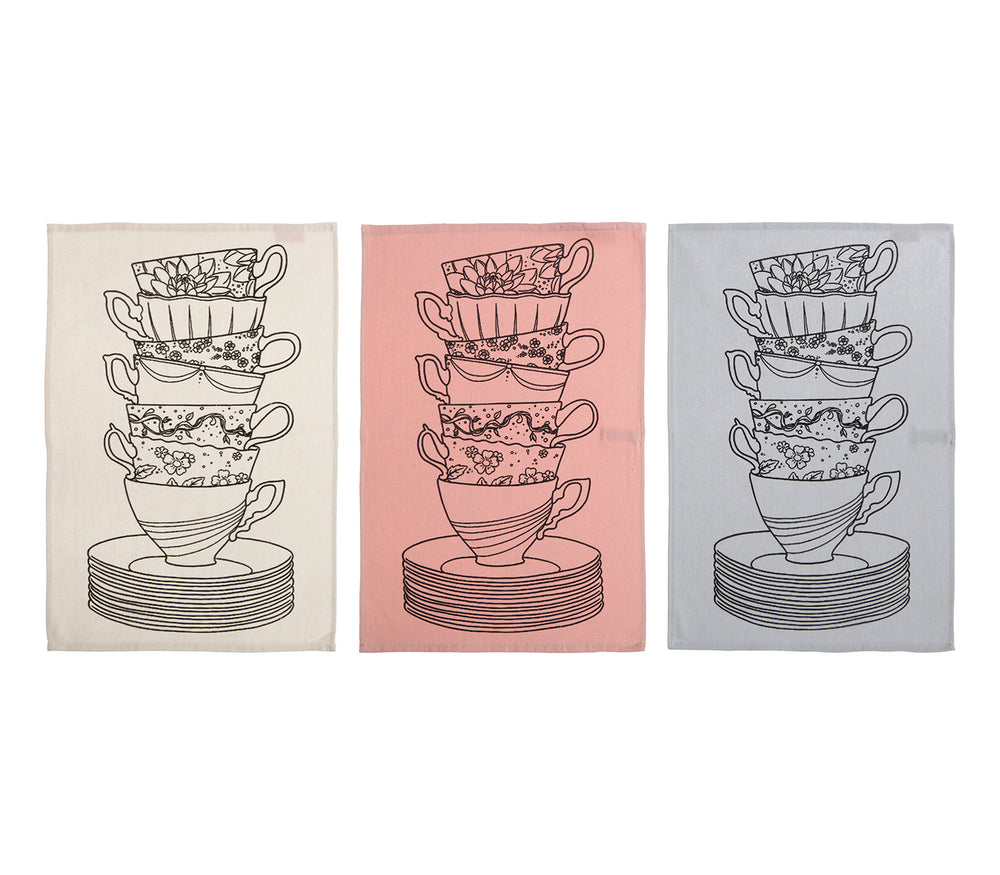 Ποτηρόπανο Γκρι My Cup Of Tea 40Χ60 Nef-Nef Homeware