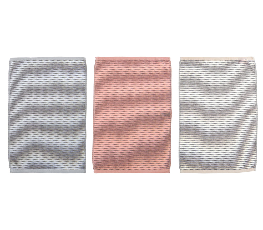 Ποτηρόπανο  Ροζ Clear Lines 40Χ60 Nef-Nef Homeware