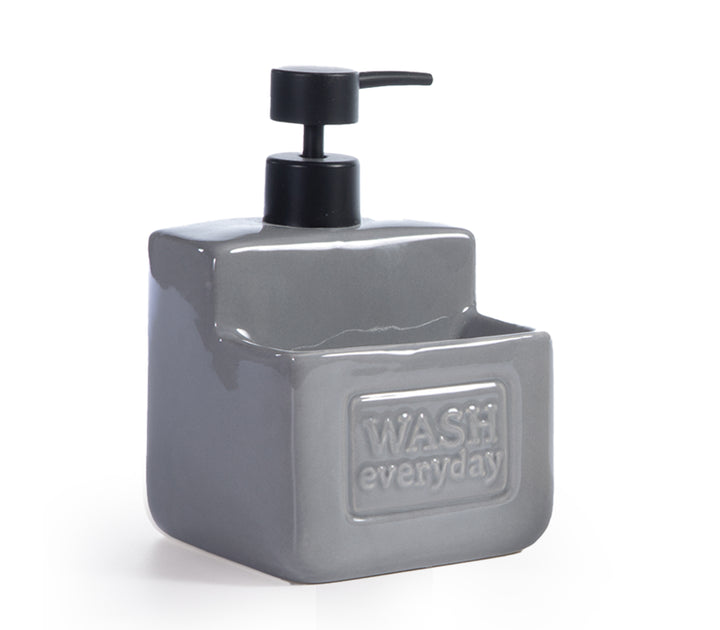 Δοχείο Κρεμοσάπουνου Γκρι Ceramic Clean Nef-Nef Homeware