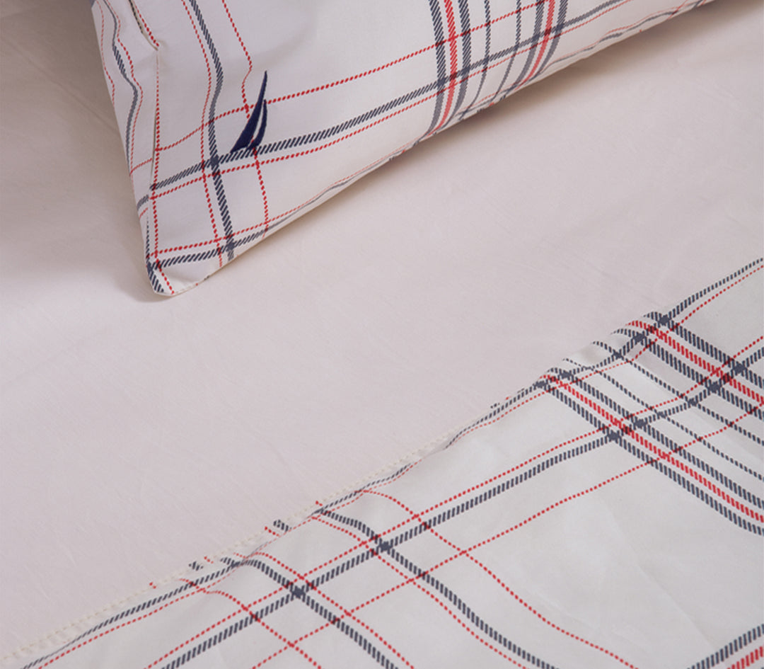 Σετ Σεντόνια Διπλά Εκρού Nau Navigate Nef-Nef Homeware