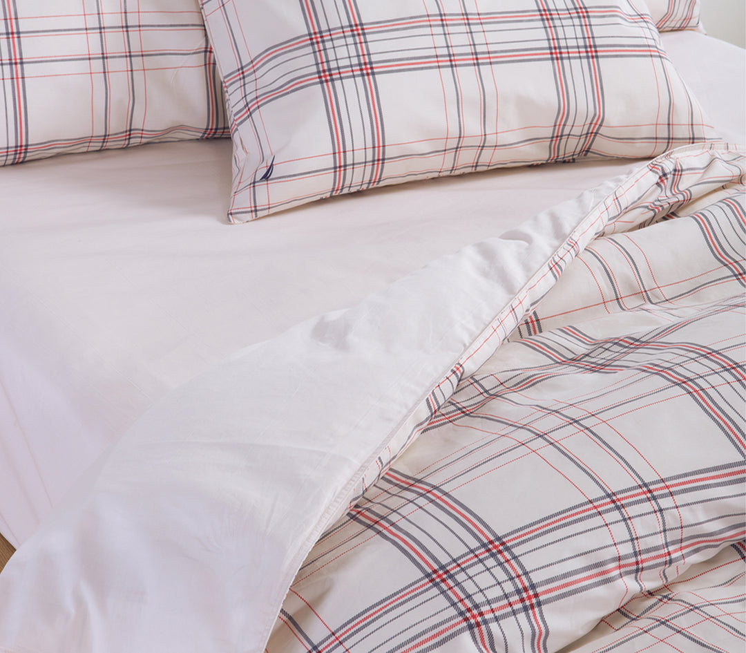 Σετ Παπλωματοθήκη Υπέρδιπλη Εκρού Nau Navigate  Nef-Nef Homeware