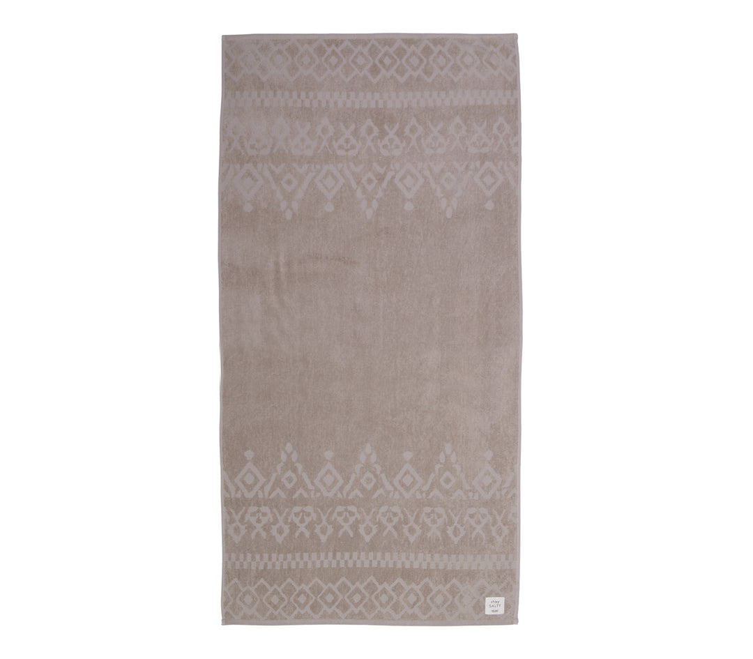 Πετσέτα Θαλάσσης Γκρι Trivian 80Χ160 Nef-Nef Homeware