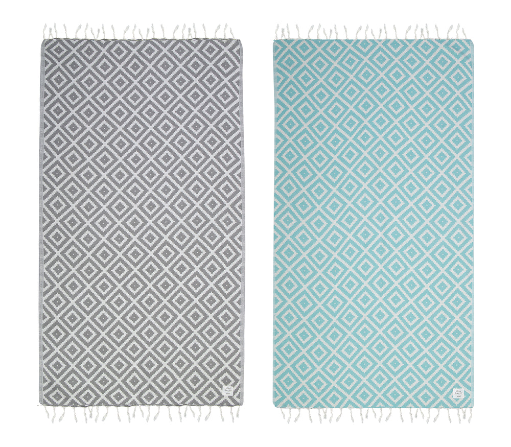 Πετσέτα Θαλάσσης Γκρι Romario 90X170 Nef-Nef Homeware