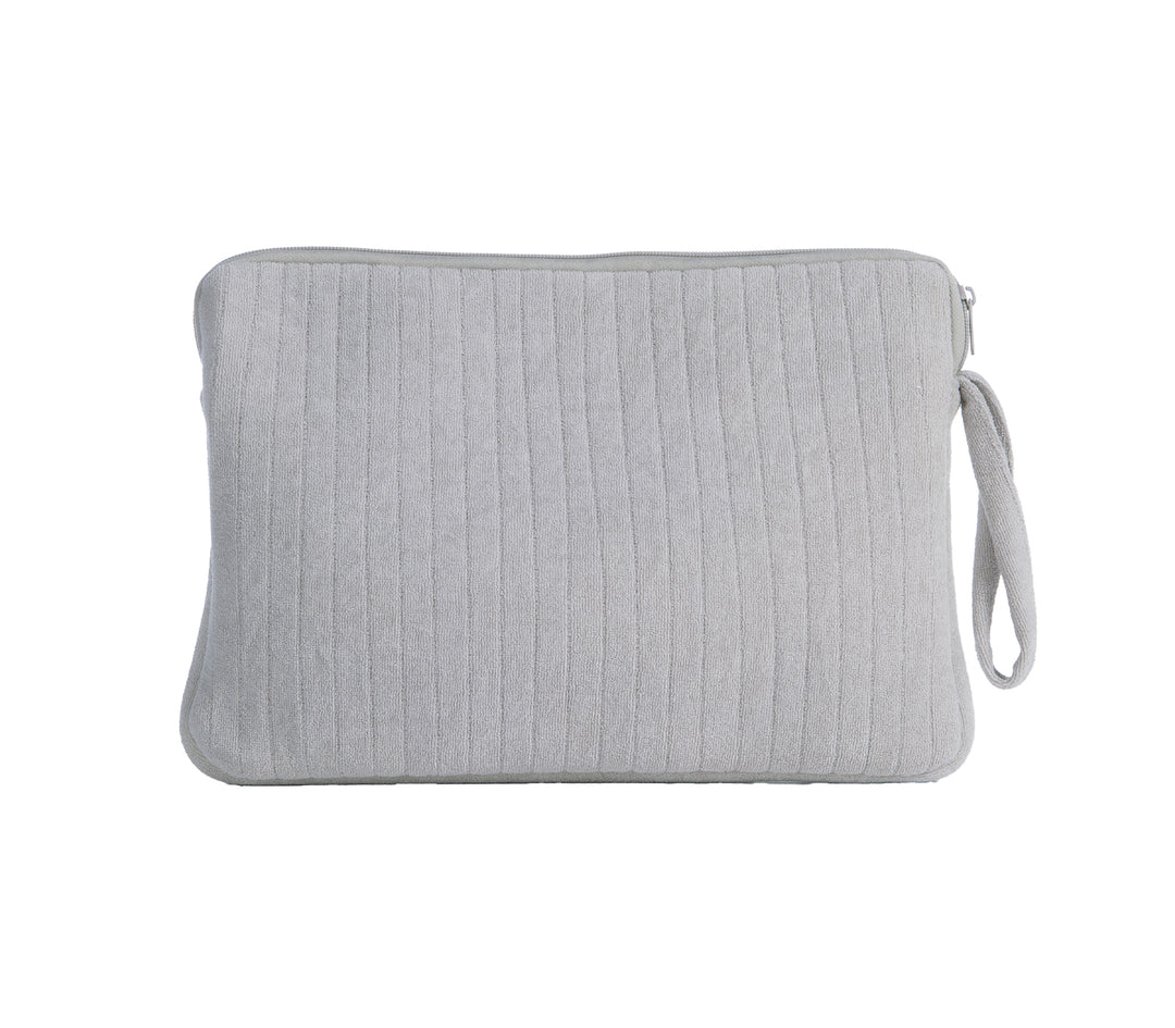 Τσαντάκι Θαλάσσης Ασημί Stay Salty 35X25 Nef Nef Homeware