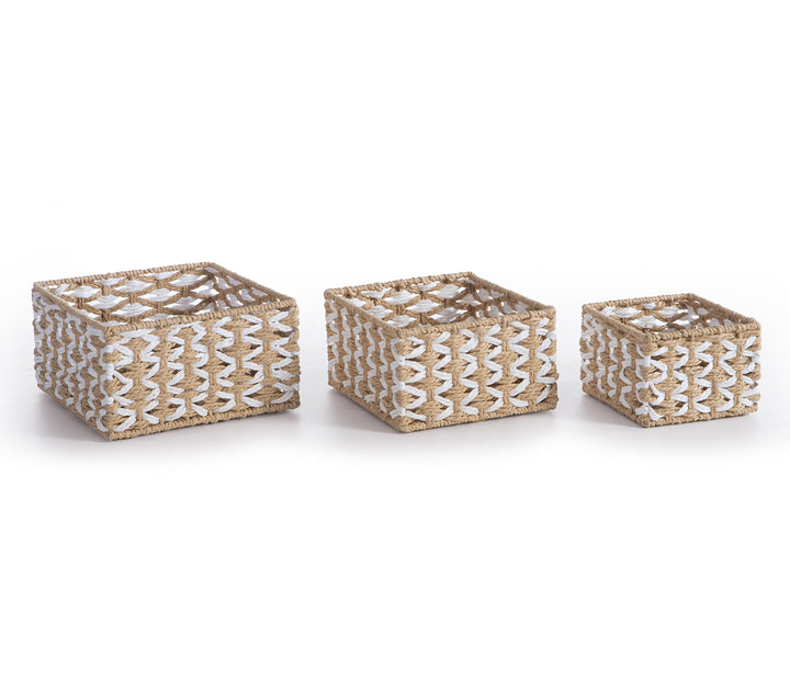 Καλάθι Εκρού Vinci 20X20X11 Nef-Nef Homeware