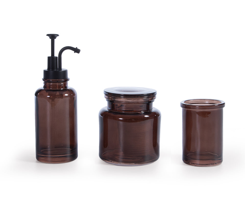 Ποτήρι Μπάνιου Μαύρο Latte 7,3Χ10,6 Nef-Nef Homeware