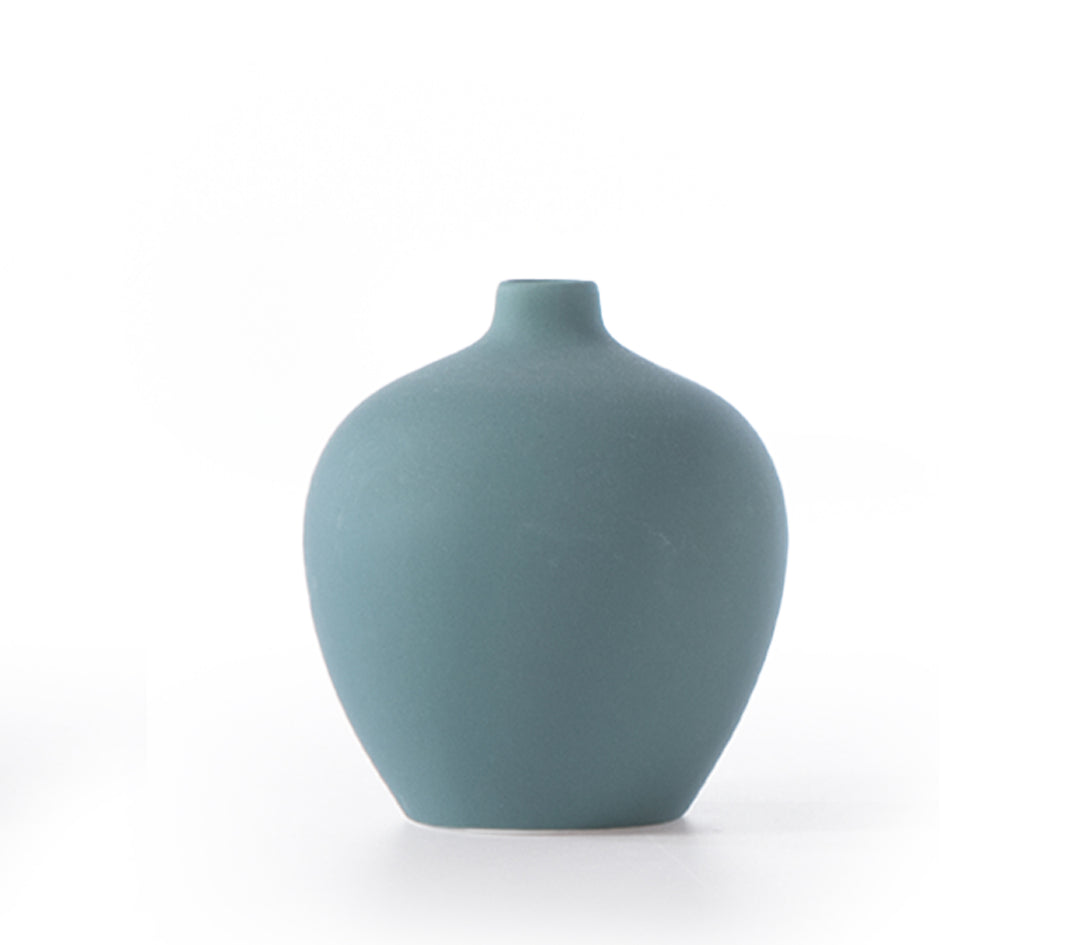 Βαζάκι Διακοσμητικό Κεραμικό Μπλε 8,5x10,5cm Nef-Nef Homeware