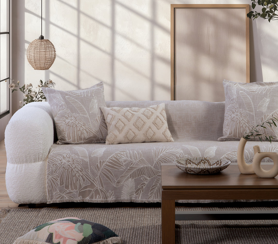 Μπεζ Ριχτάρι Διθέσιου Καναπέ Grow 170X250 Nef-Nef Homeware