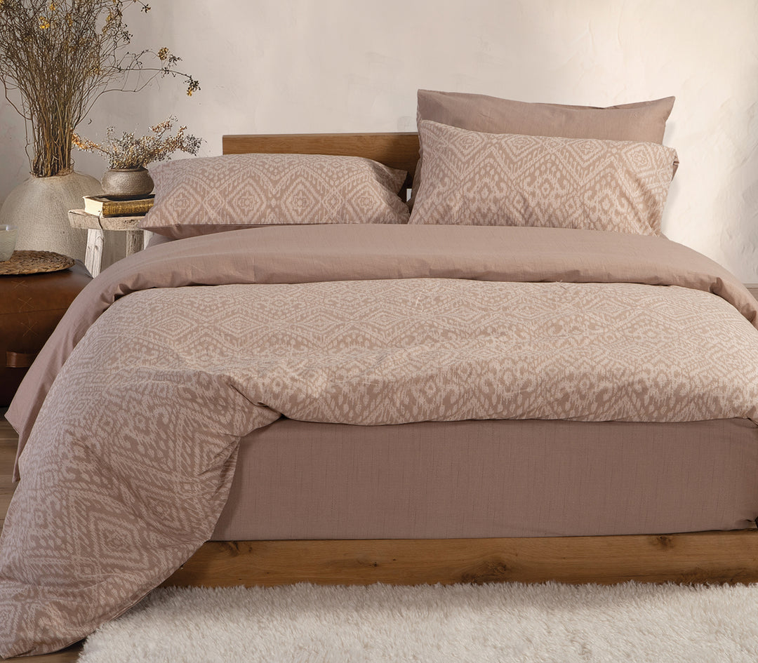 Σετ Σεντόνια Υπέρδιπλα Μπεζ Orion Nef-Nef Homeware