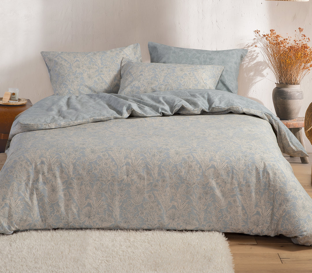 Σετ Παπλωματοθήκη Μονή Μπλε Blucil 170Χ240 Nef-Nef Homeware