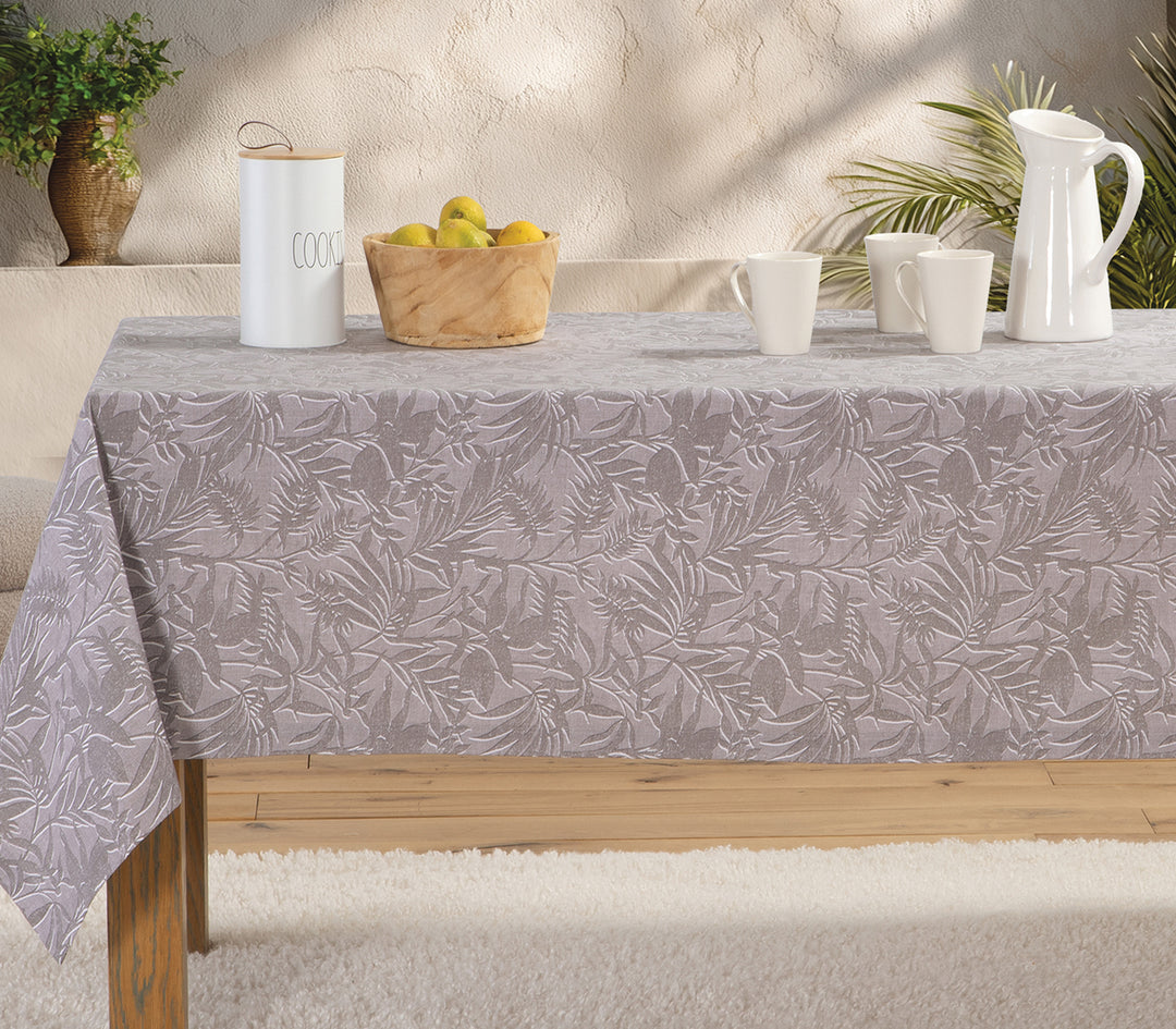 Τραπεζομάντηλο Γκρι Αλέκιαστο Dazier 140X180 Nef-Nef Homeware