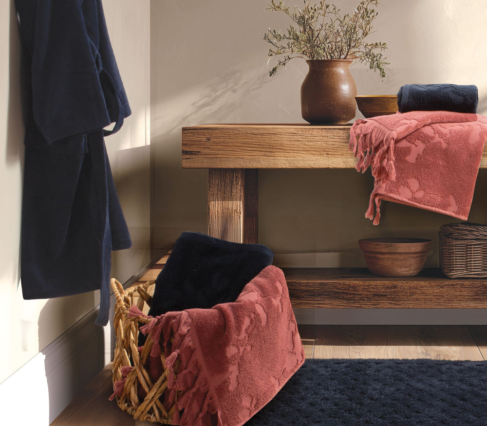 Χαλάκι Μπάνιου Μπλε/Μαύρο Vania 60X90 Nef-Nef Homeware