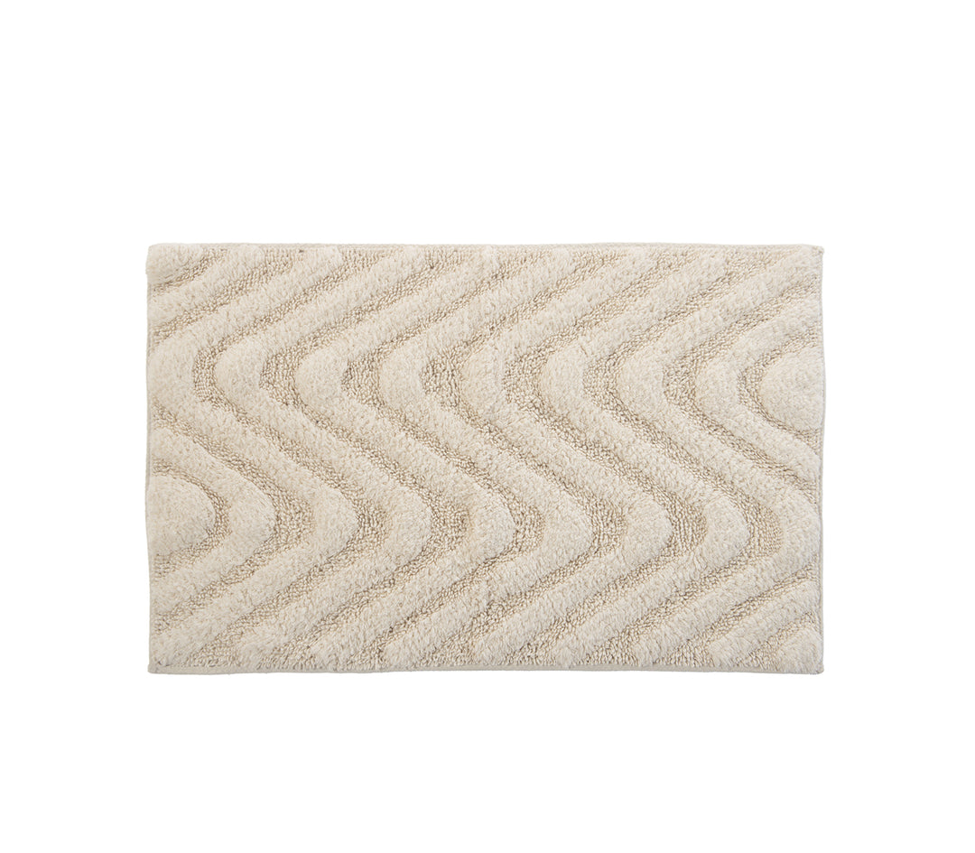 Χαλάκι Μπάνιου Εκρού James 50X80 Nef-Nef Homeware