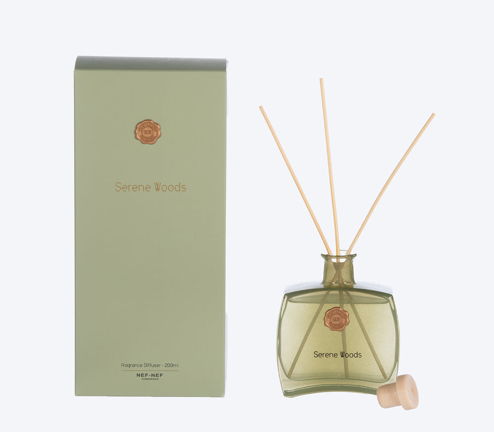 Αρωματικό Χώρου Με Στικς Πράσινο Serene Wood Nef-Nef Homeware