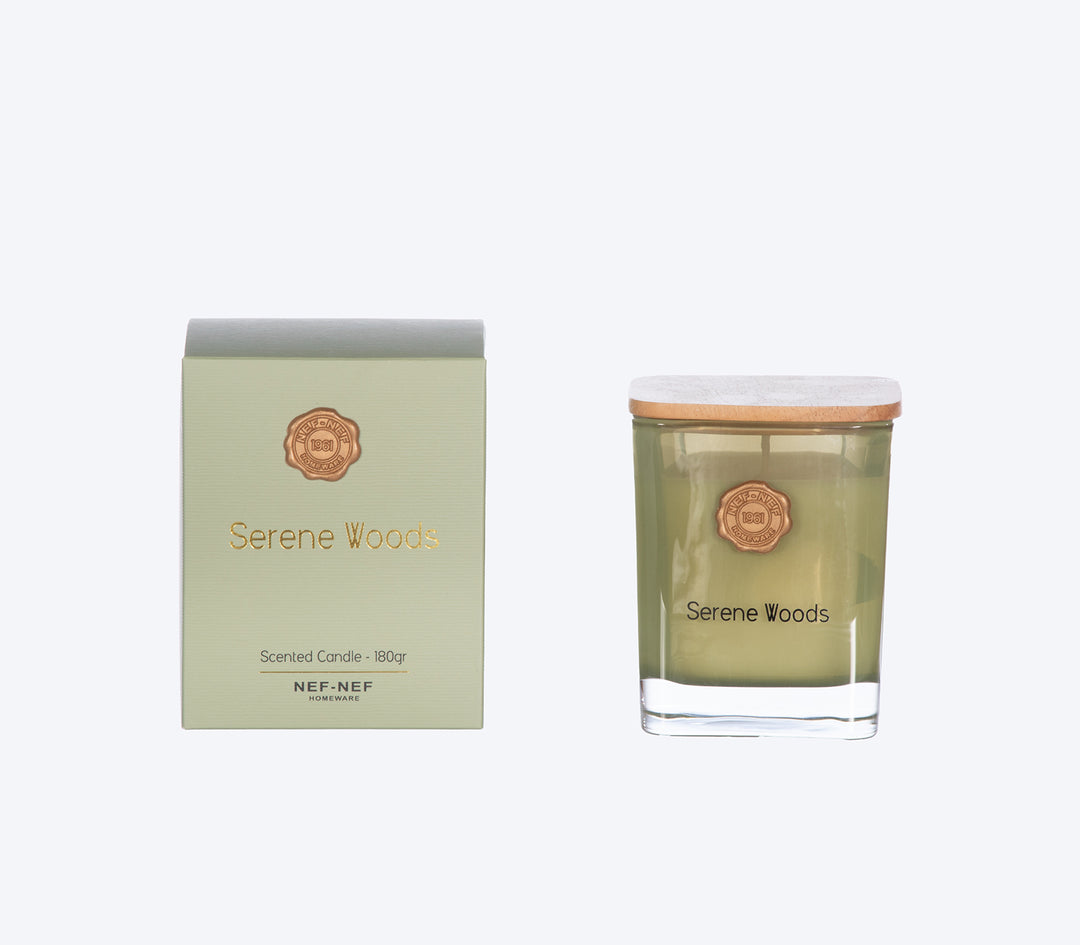 Αρωματικό Κερί Πράσινο Serene Wood Nef-Nef Homeware