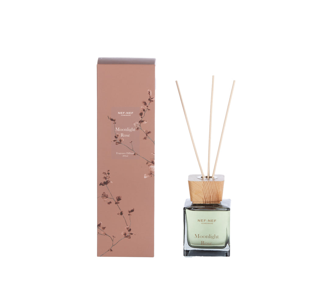 Αρωματικό Χώρου Με Στικς Ανθρακί Moonlight Rose Nef-Nef Homeware