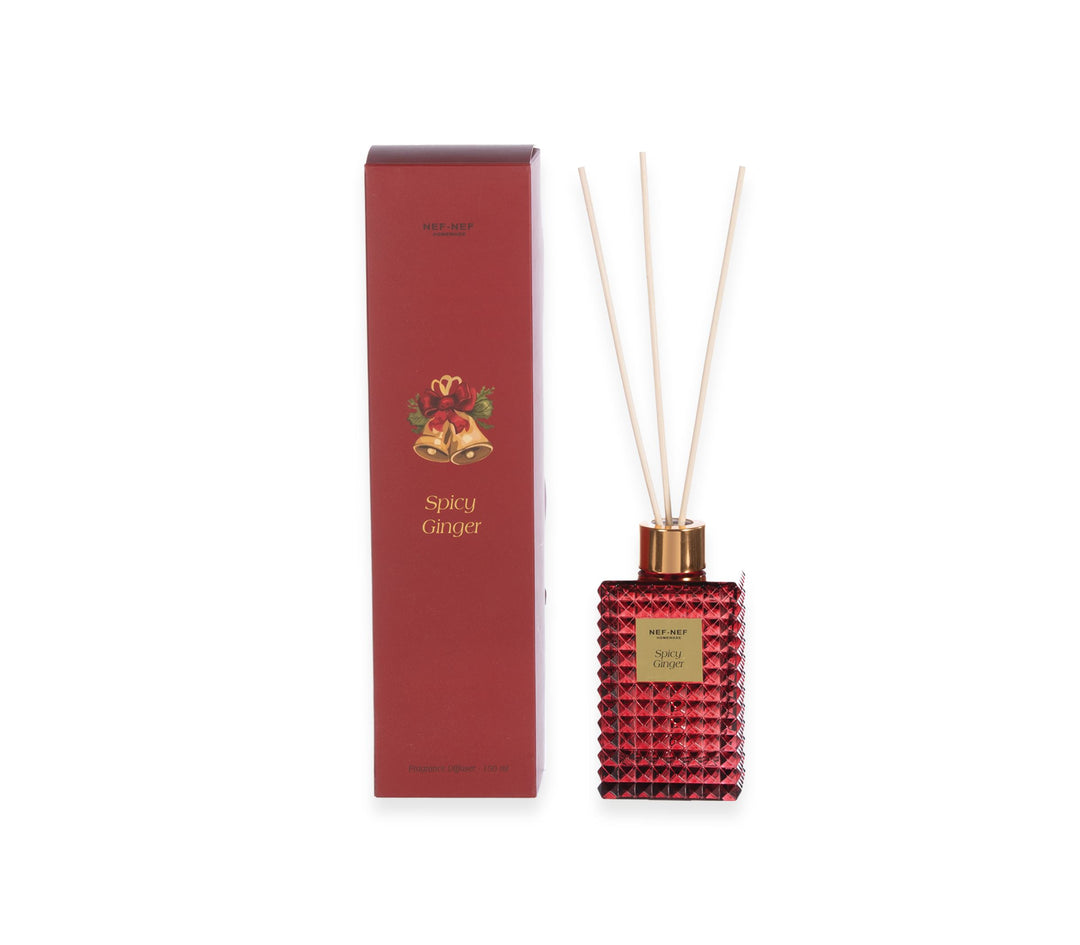 Αρωματικό Χώρου Στικς Κόκκινο Spicy Ginger 150ml Nef-Nef Homeware