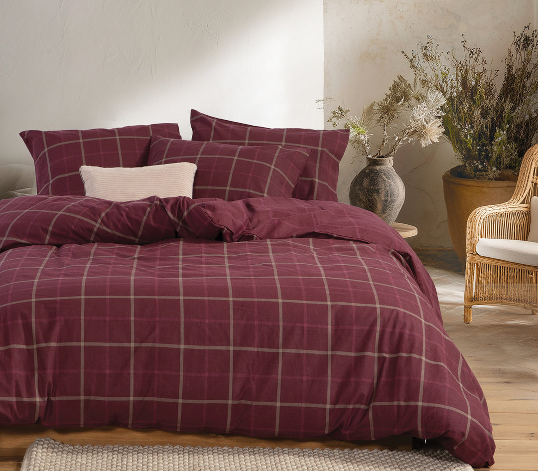Σετ Φανελένια Σεντόνια Μονά Μπορντό Naiberg Nef-Nef Homeware