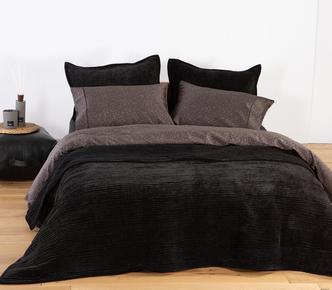 Κουβερλί Υπέρδιπλο Μαύρο Brave Nef-Nef Homeware