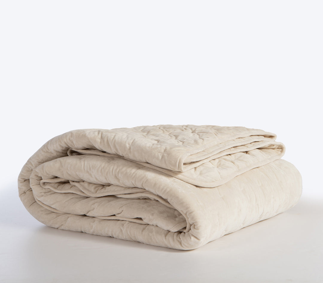 Κουβερλί Υπέρδιπλο Εκρού Priver Nef-Nef Homeware