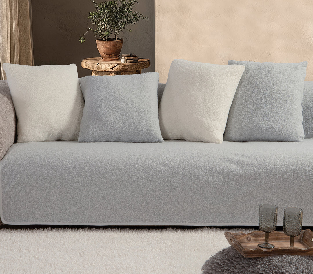 Ριχτάρι Πολυθρόνας Γκρι Breda 180X180 Nef-Nef Homeware