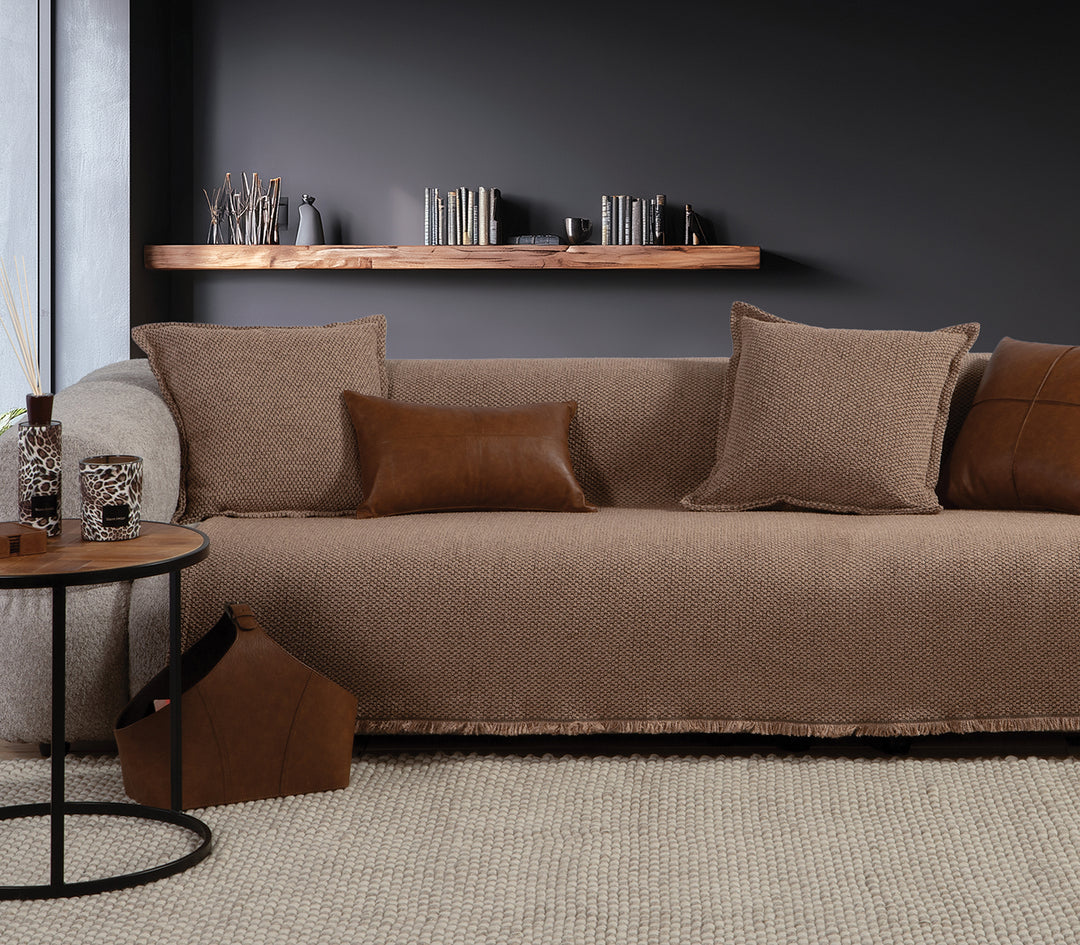 Ριχτάρι Τριθέσιου Καναπέ Μόκκα Brooklyn 170X300 Nef-Nef Homeware