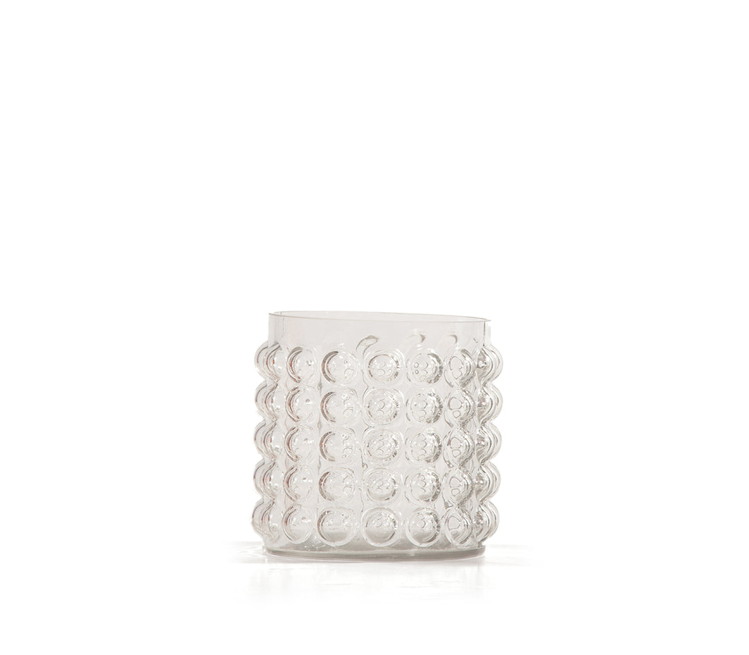 Γυάλινο Βάζο Διακοσμητικό Διάφανο Olmo 16Χ17 Nef-Nef Homeware