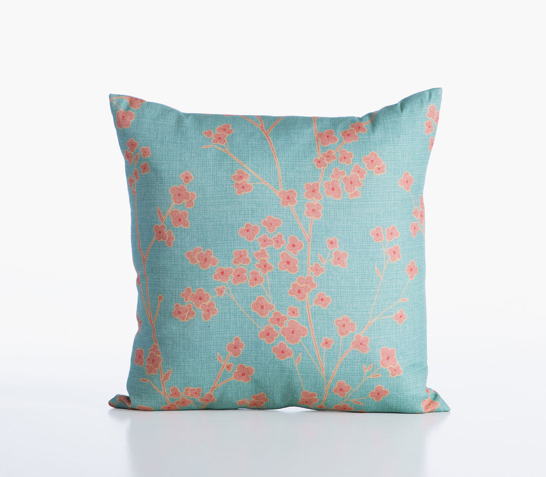 Διακοσμητικό Μαξιλάρι Τιρκουάζ Floriva 45X45cm Nef-Nef Homeware