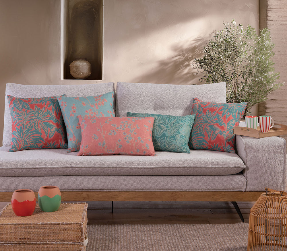 Διακοσμητικό Μαξιλάρι Κοραλί Floriva 35X55cm Nef-Nef Homeware