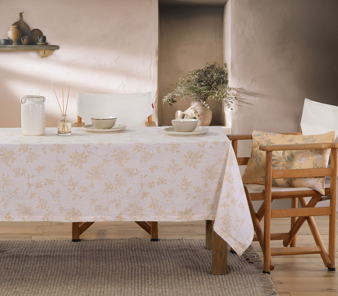 Τραπεζομάντηλο Εκρού Βαμβακερό Foxy 150X250cm Nef-Nef Homeware
