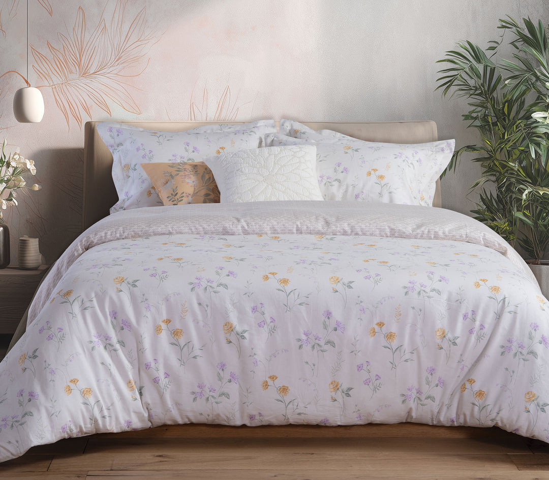 Σετ Σεντόνια King Size Βαμβακοσατέν Εκρού Rozaria Nef-Nef Homeware